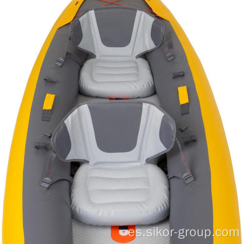 Padeta de aire Kayak Pesca kayak naranja kayak inflable de 2 personas en venta